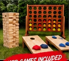 Yard Games Included